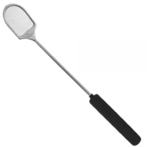 D-Shape Equine Dental Mirror 40 x 55 mm Head